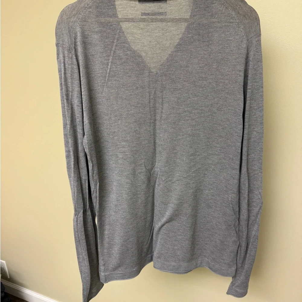 Mango Men's Classic Gray Polo Shirt - Picture 3 of 3